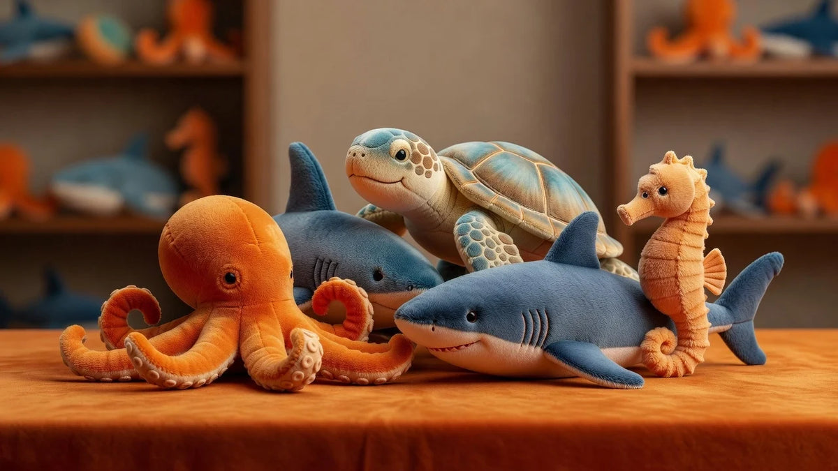 Professional header image for list-based article: Sea Animal Plushies Worth Adding to Your Collection