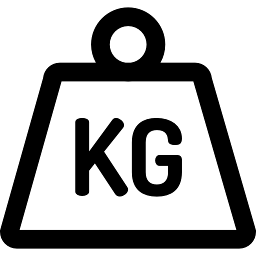 Additional Weight - Up to 2 kg