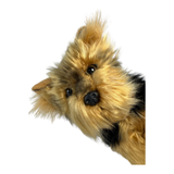 a really cute small Australian Yorkshire Terrier plush toy