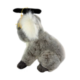 Athena Koala plush toy wearing a graduation hat