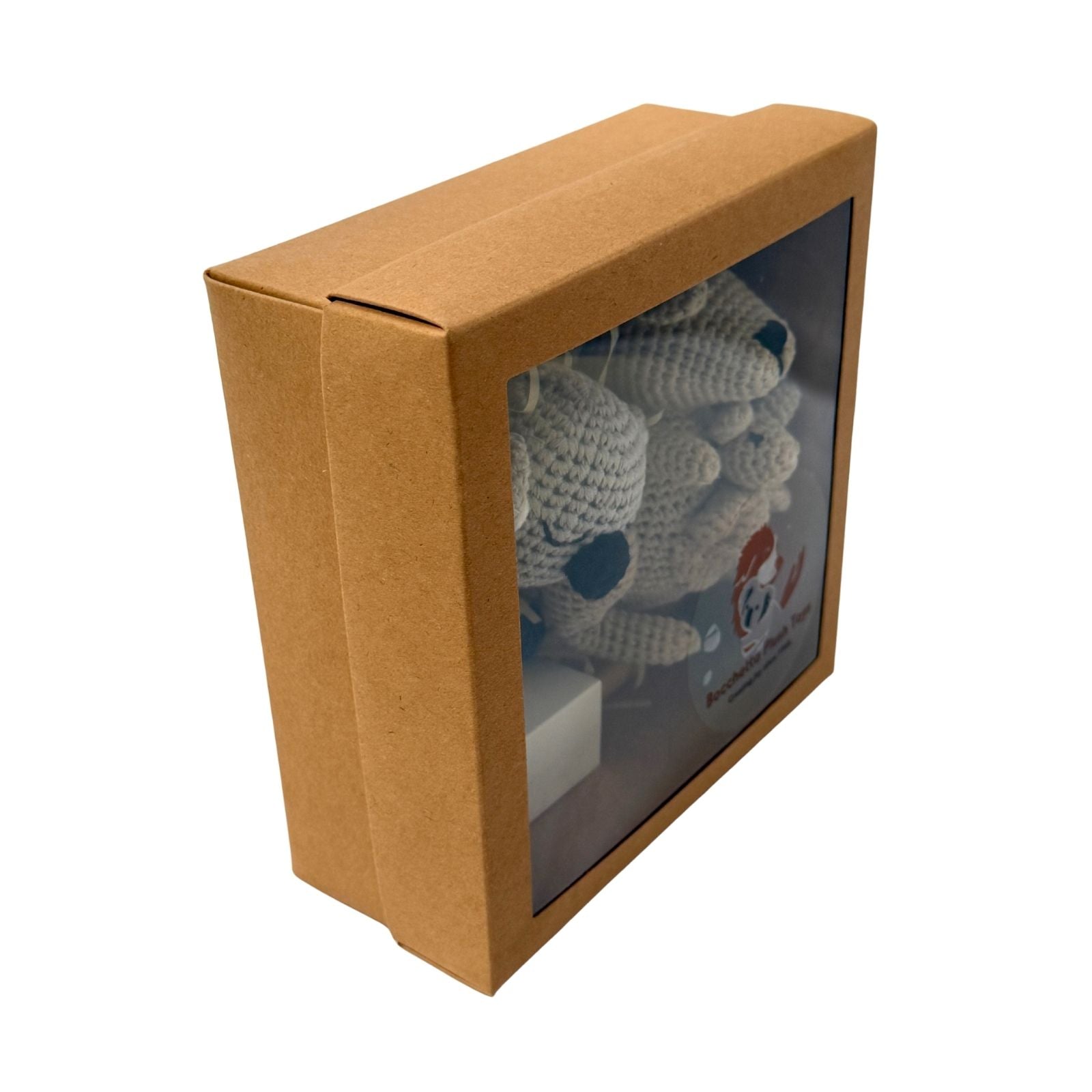 Side view of Aussie baby shower gift box
