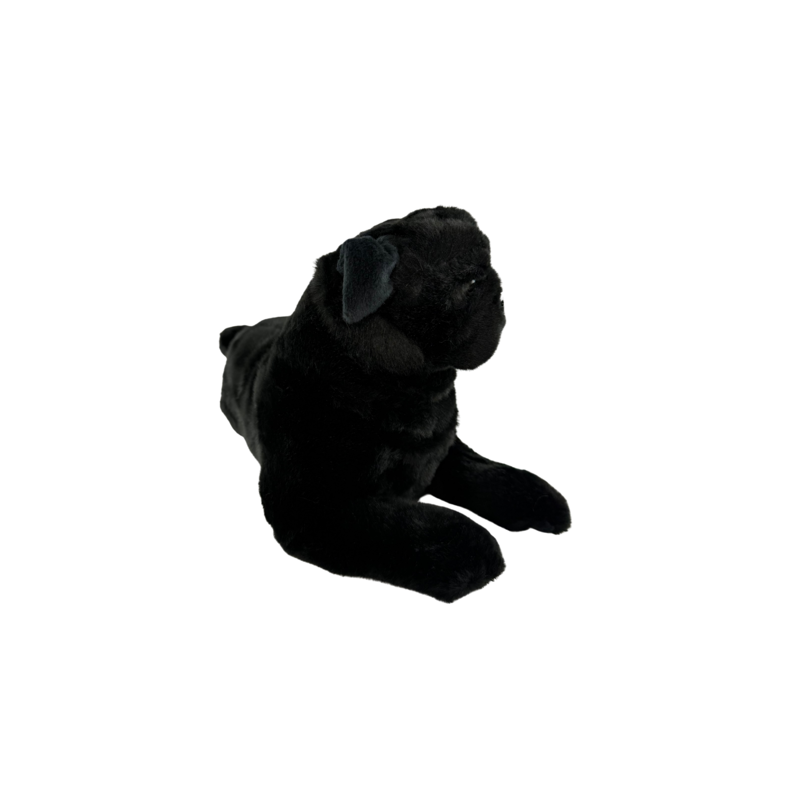 cute large-sized black pug plush toy