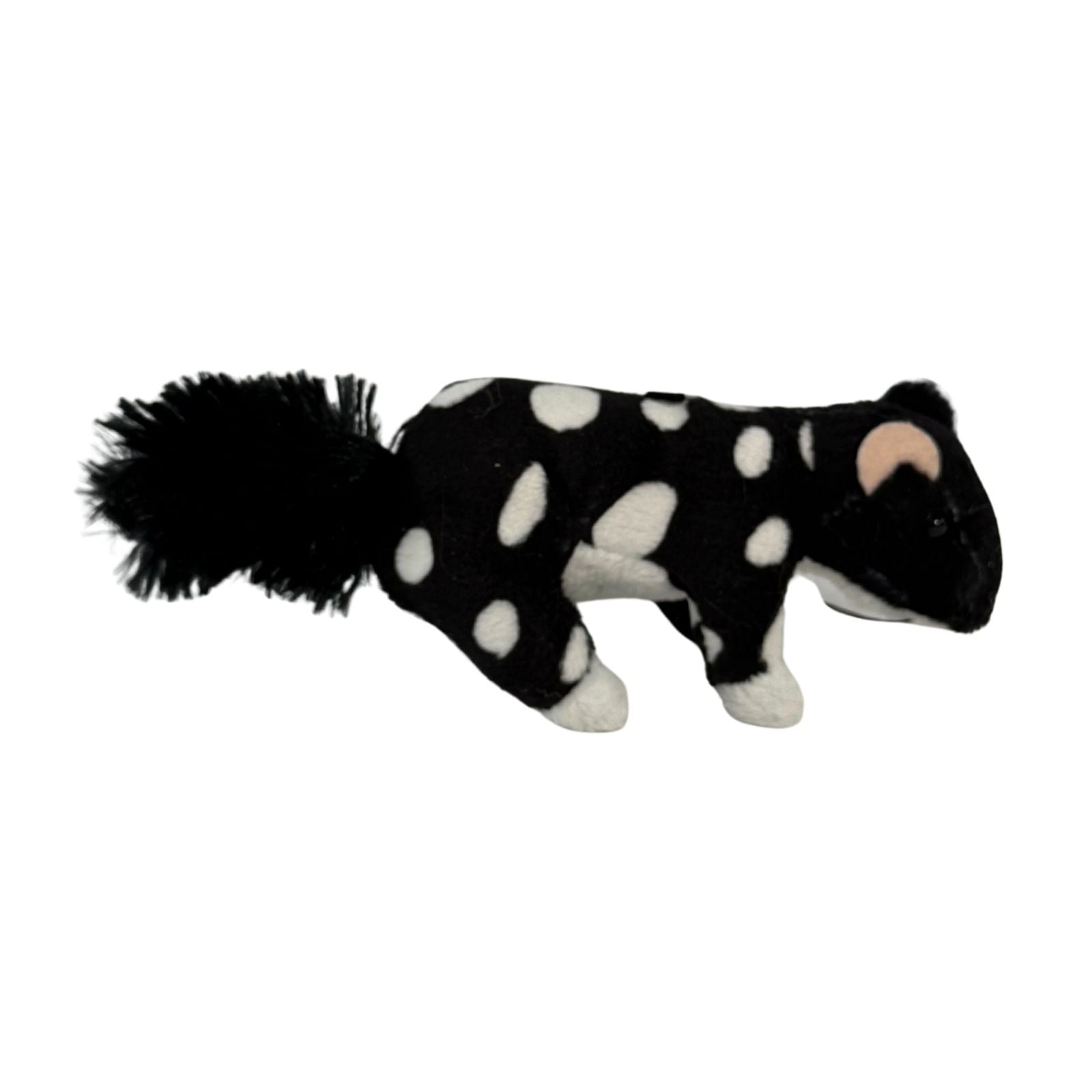 Mini Quoll plush toy side view