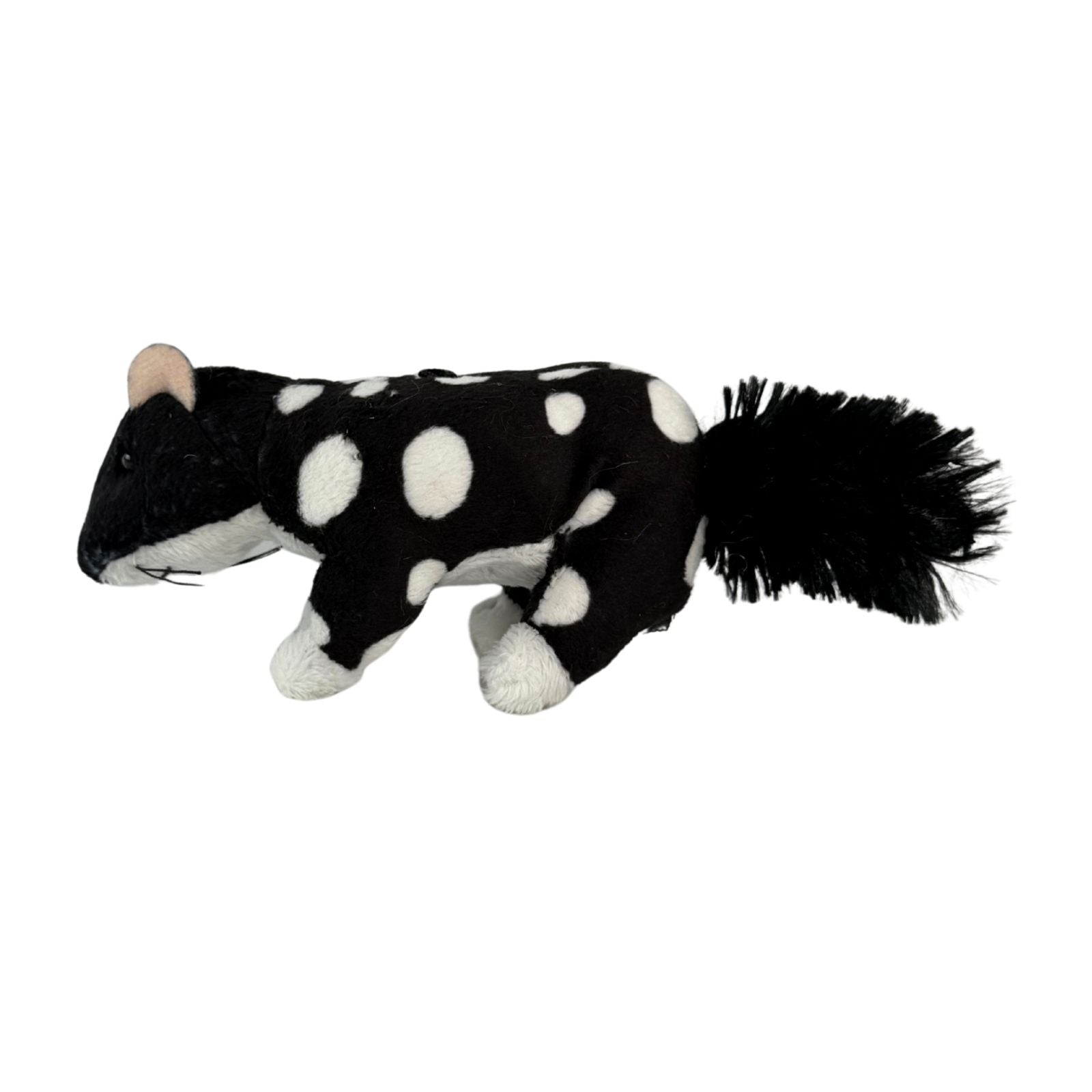 Mini Quoll plush toy side view