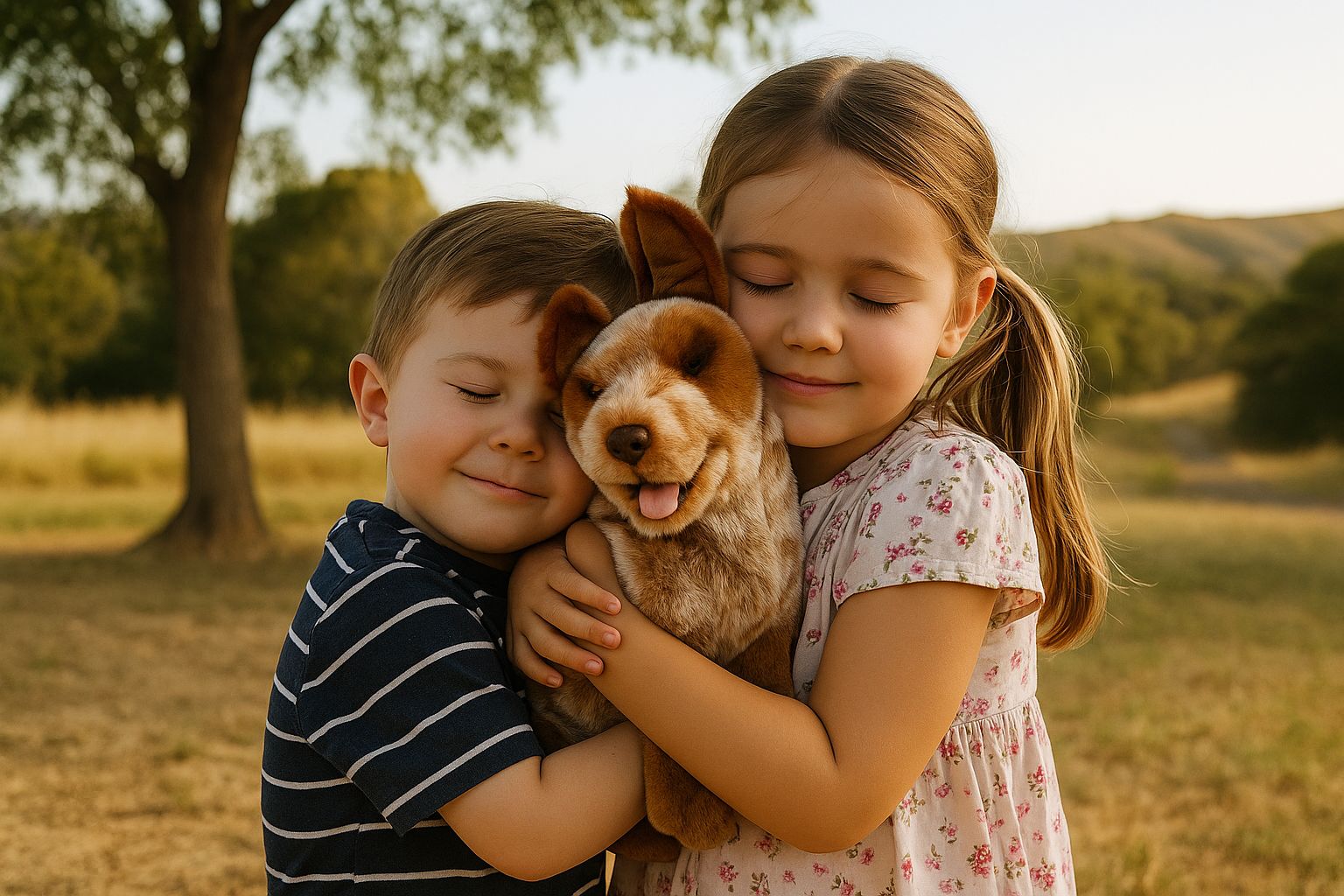 Red Heeler stuffed plush dog
