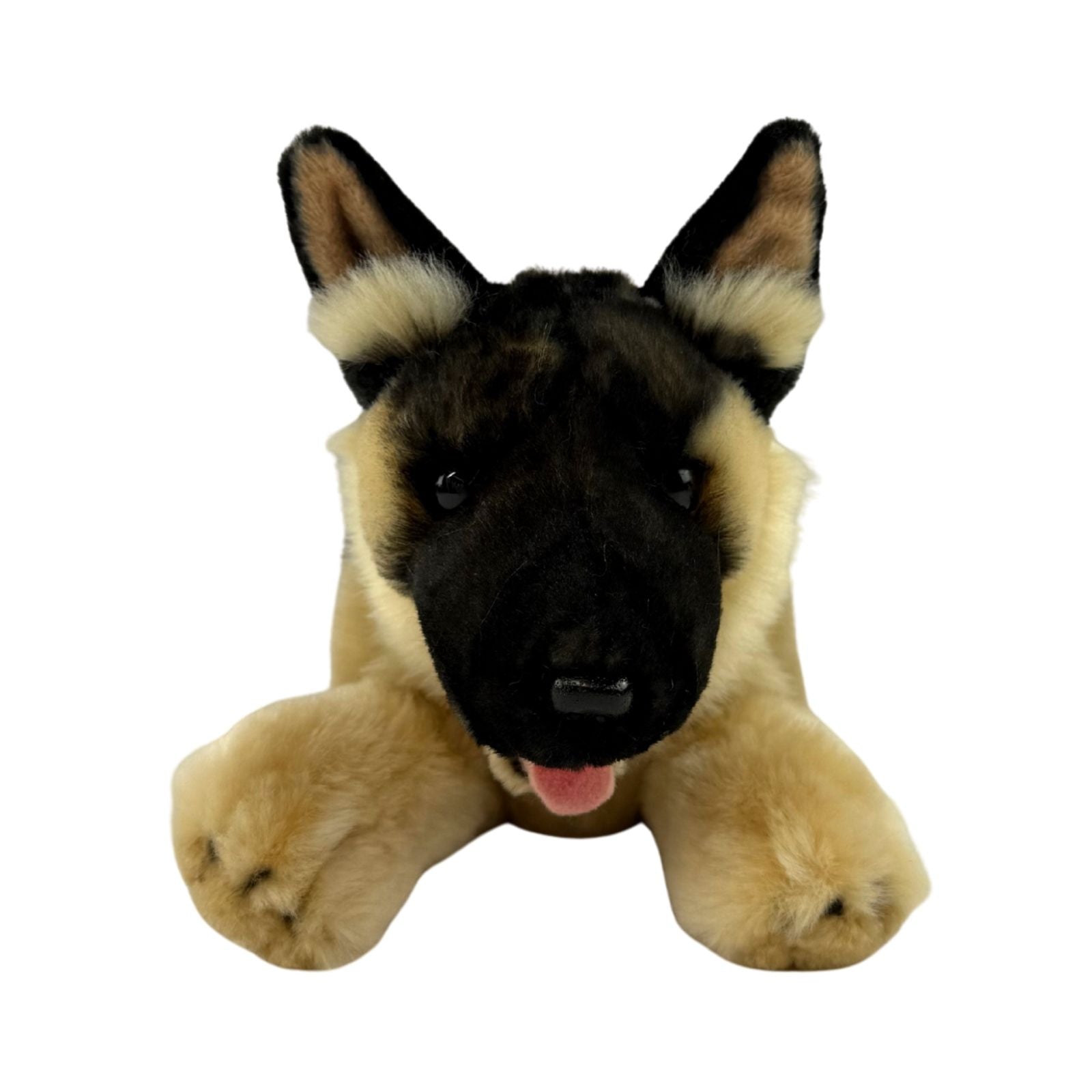 black face German shepherd plush toy
