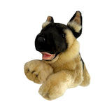 black face German shepherd plush toy