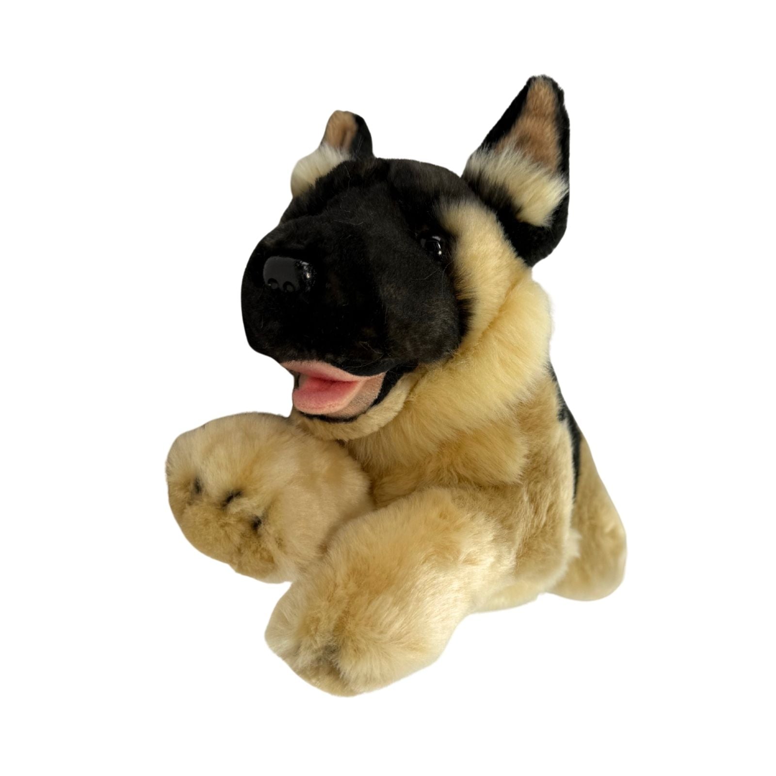 black face German shepherd plush toy