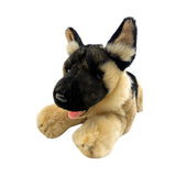 black face German shepherd plush toy