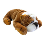 bulldog stuffed dog plush toy