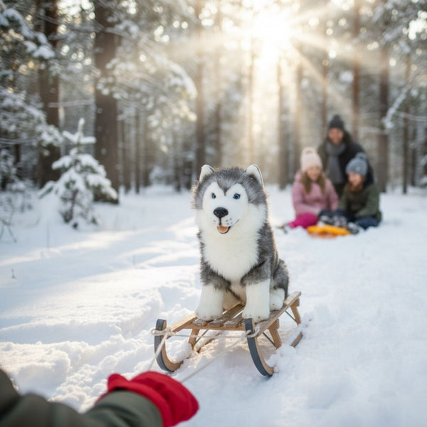 Brock - Husky - 35cm sitting