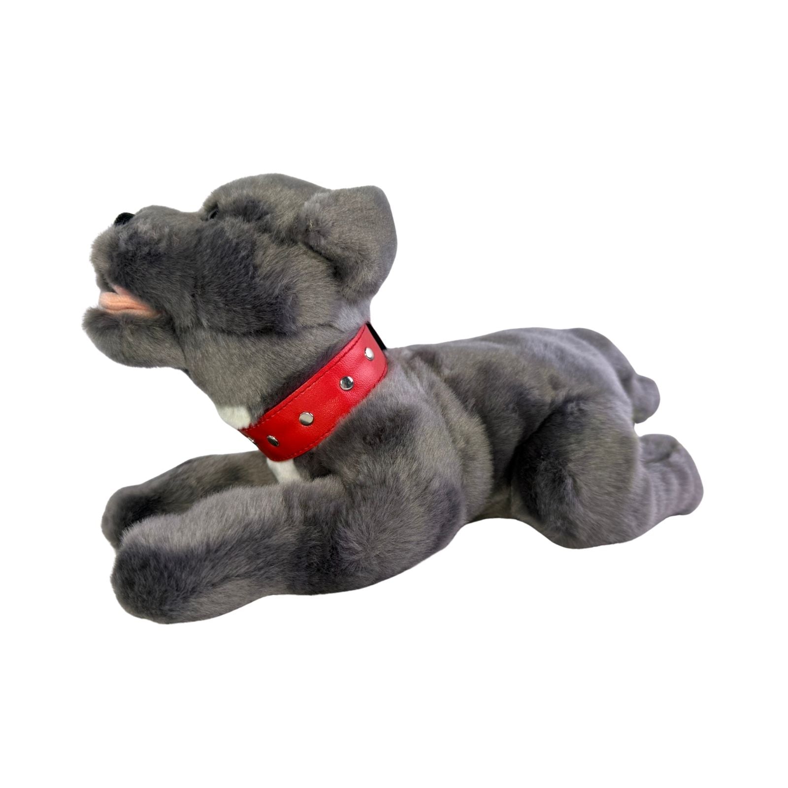 Blue Staffordshire Bull Terrier plush puppy toy