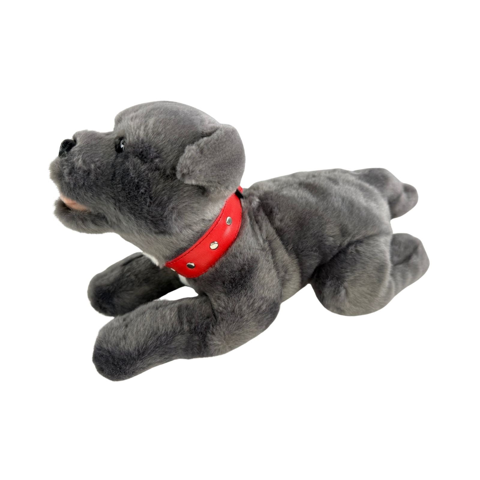 Blue Staffordshire Bull Terrier plush puppy toy