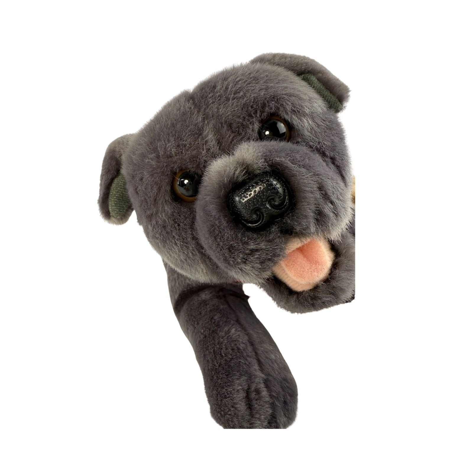 Blue Staffordshire Bull Terrier plush puppy toy