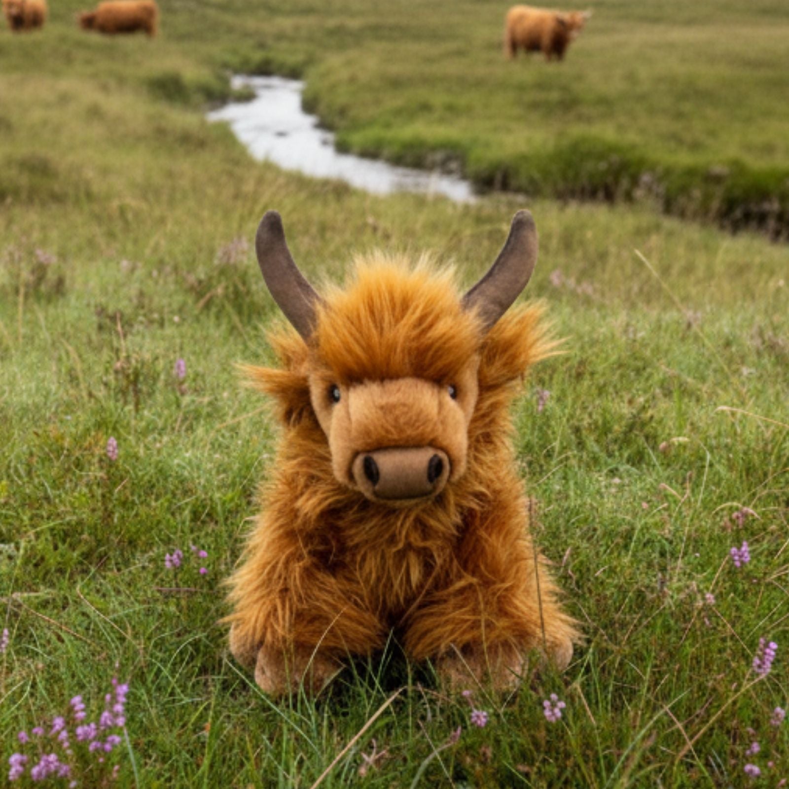 Highland cow soft stuffed plush toy