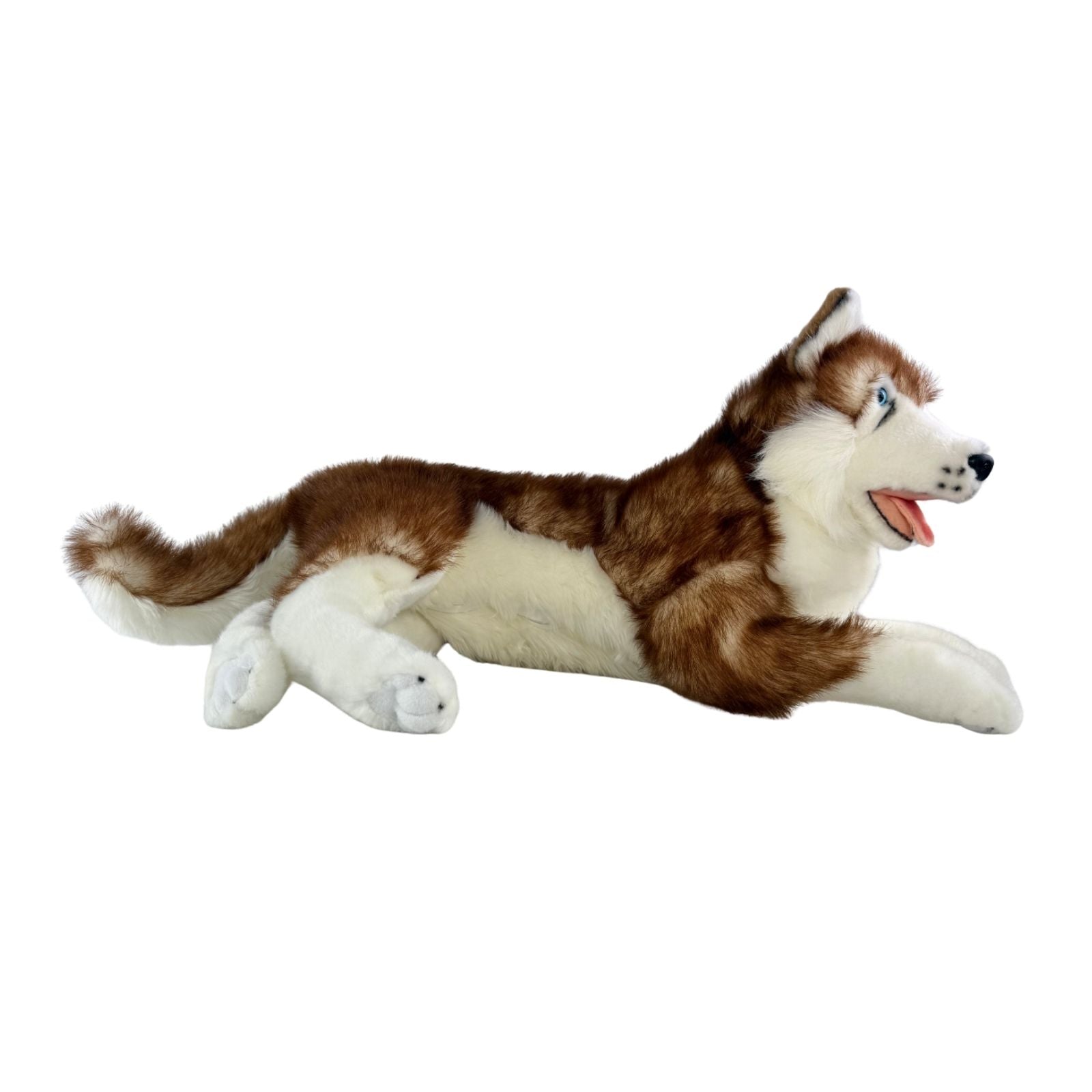 red Husky stuffed plush toy