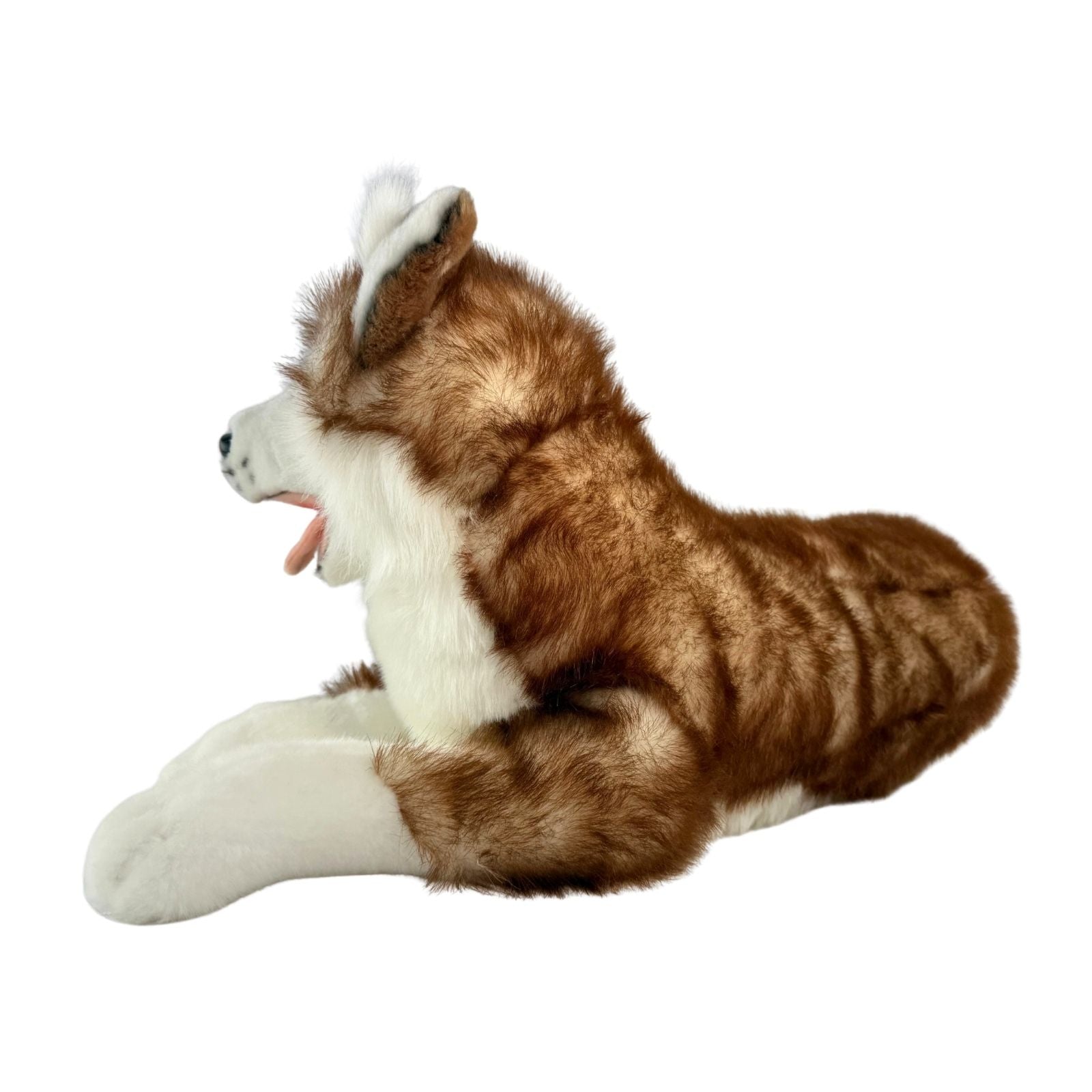 red Husky stuffed plush toy
