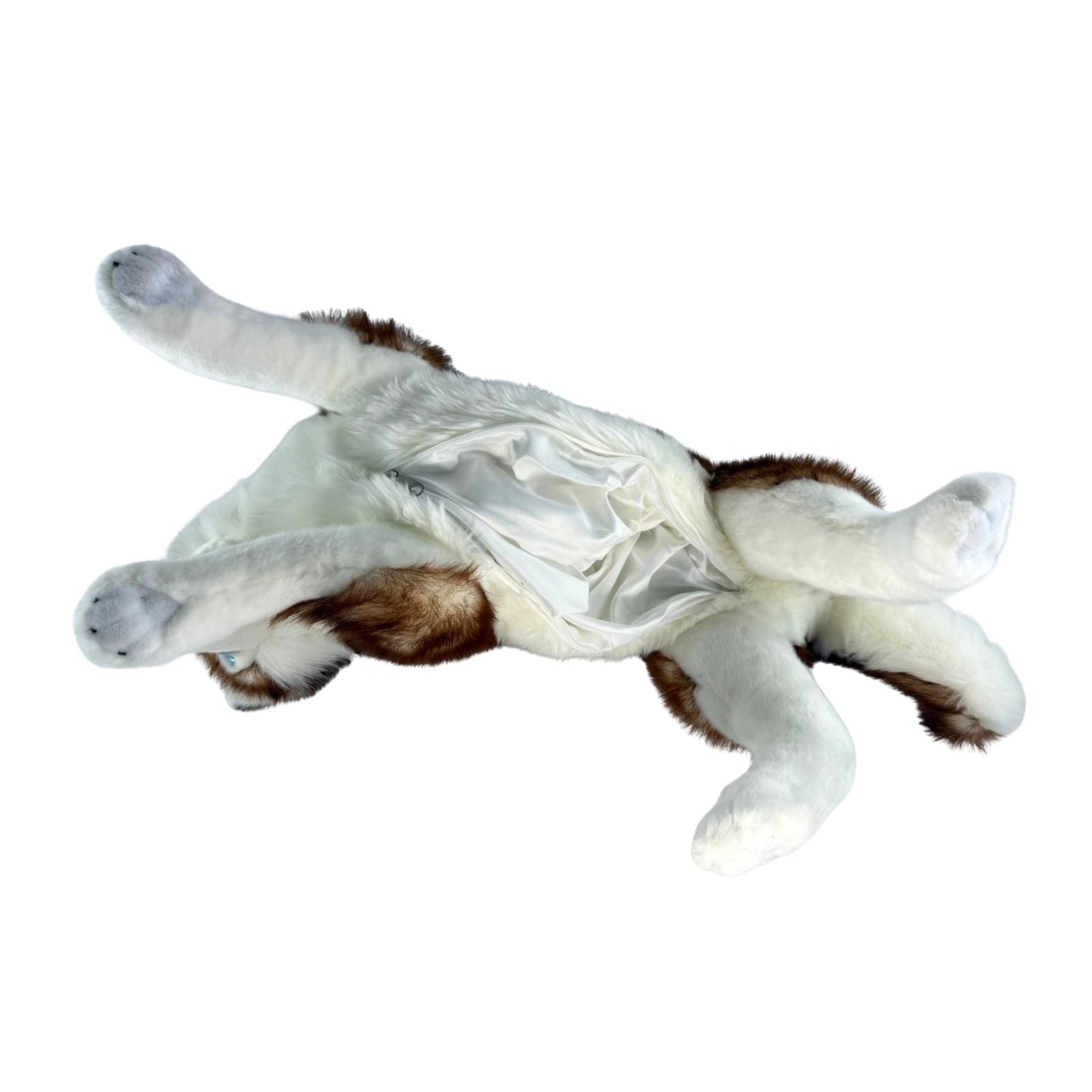 red Husky stuffed plush toy