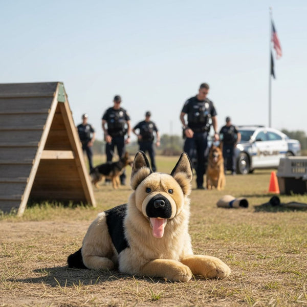 Caesar - German Shepherd - 64cm lying
