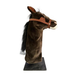 Side view of Clydesdale Horse plush golf club headcover