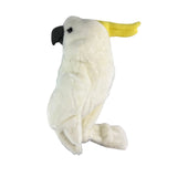 Side view of Cockatoo plush golf club headcover