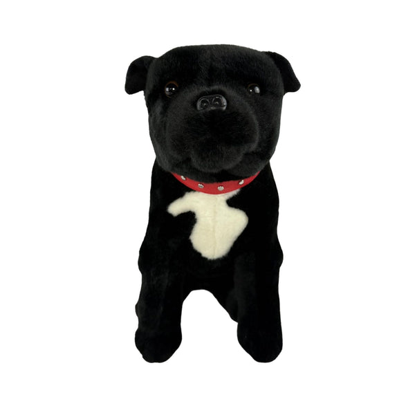 DJ - Staffy - 32cm sitting, black