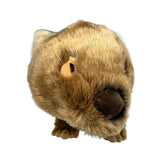 Plush toy resembling a beaver on a white background