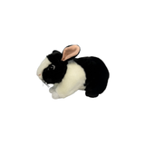 Side view of rabbit plush toy