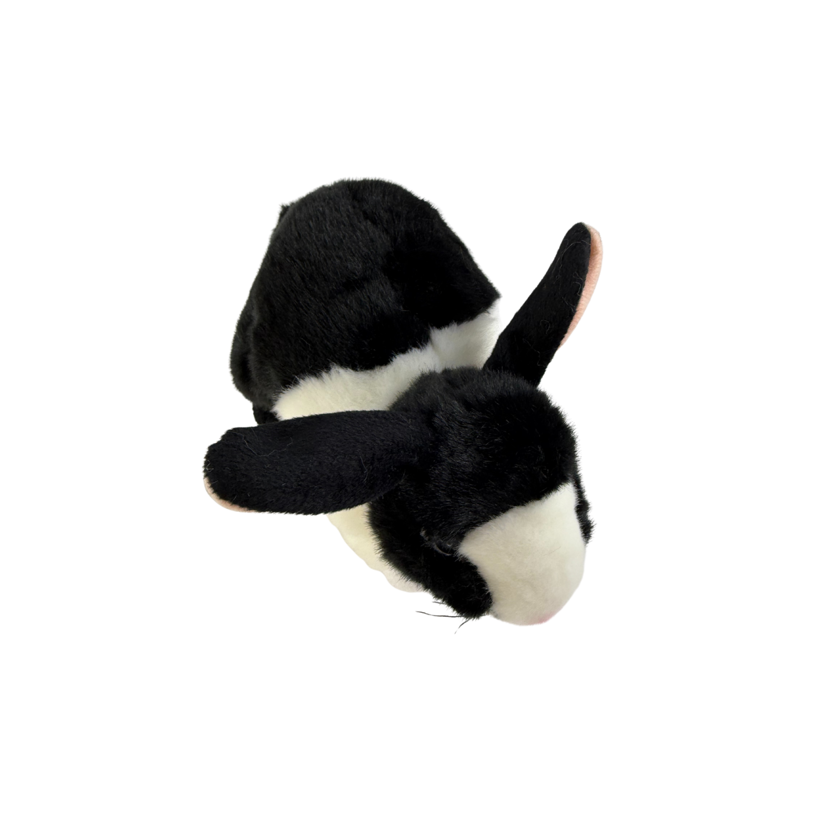 Top view of rabbit plush toy