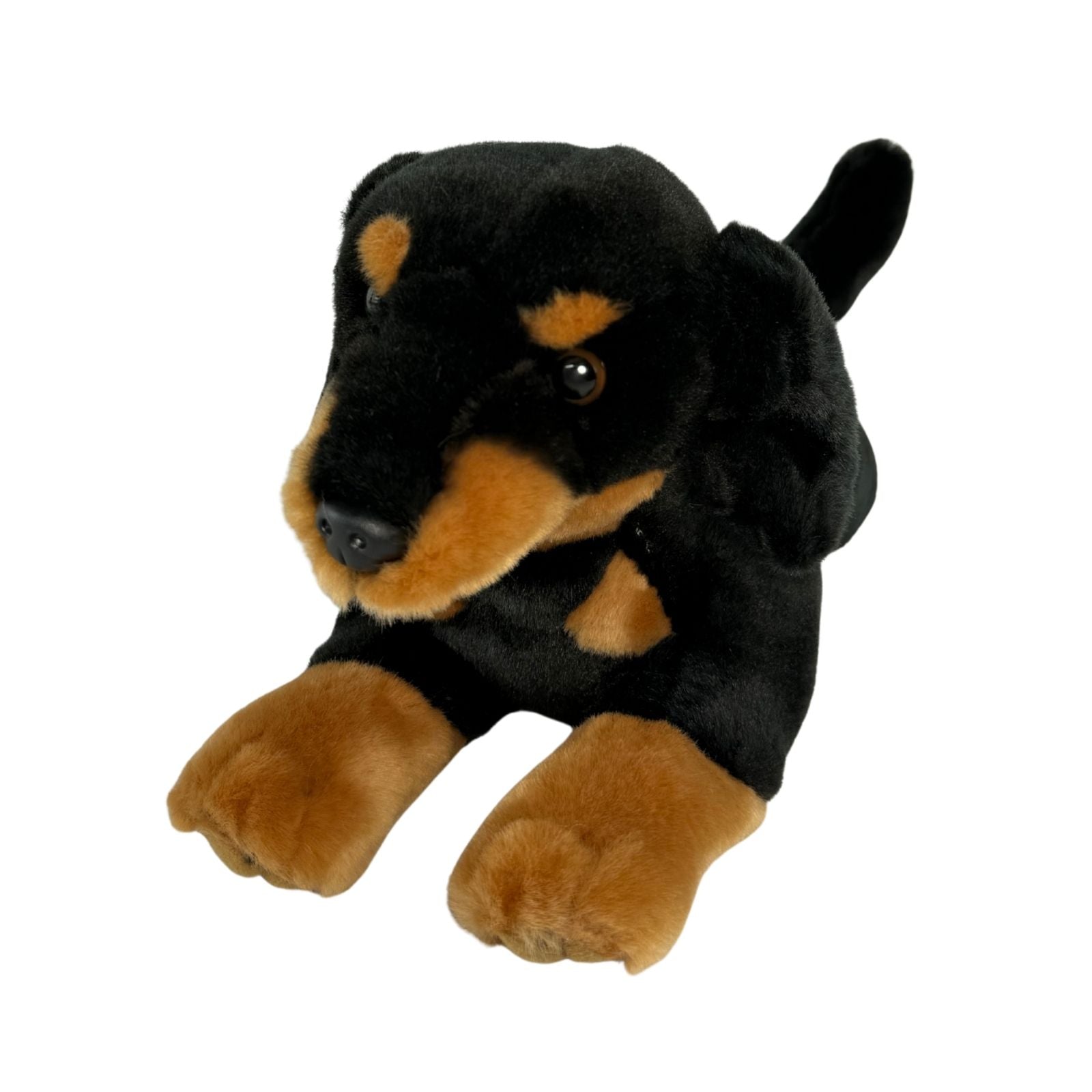 Lying Dachshund plush toy