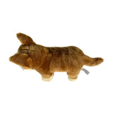 Plush dingo toy on a white background