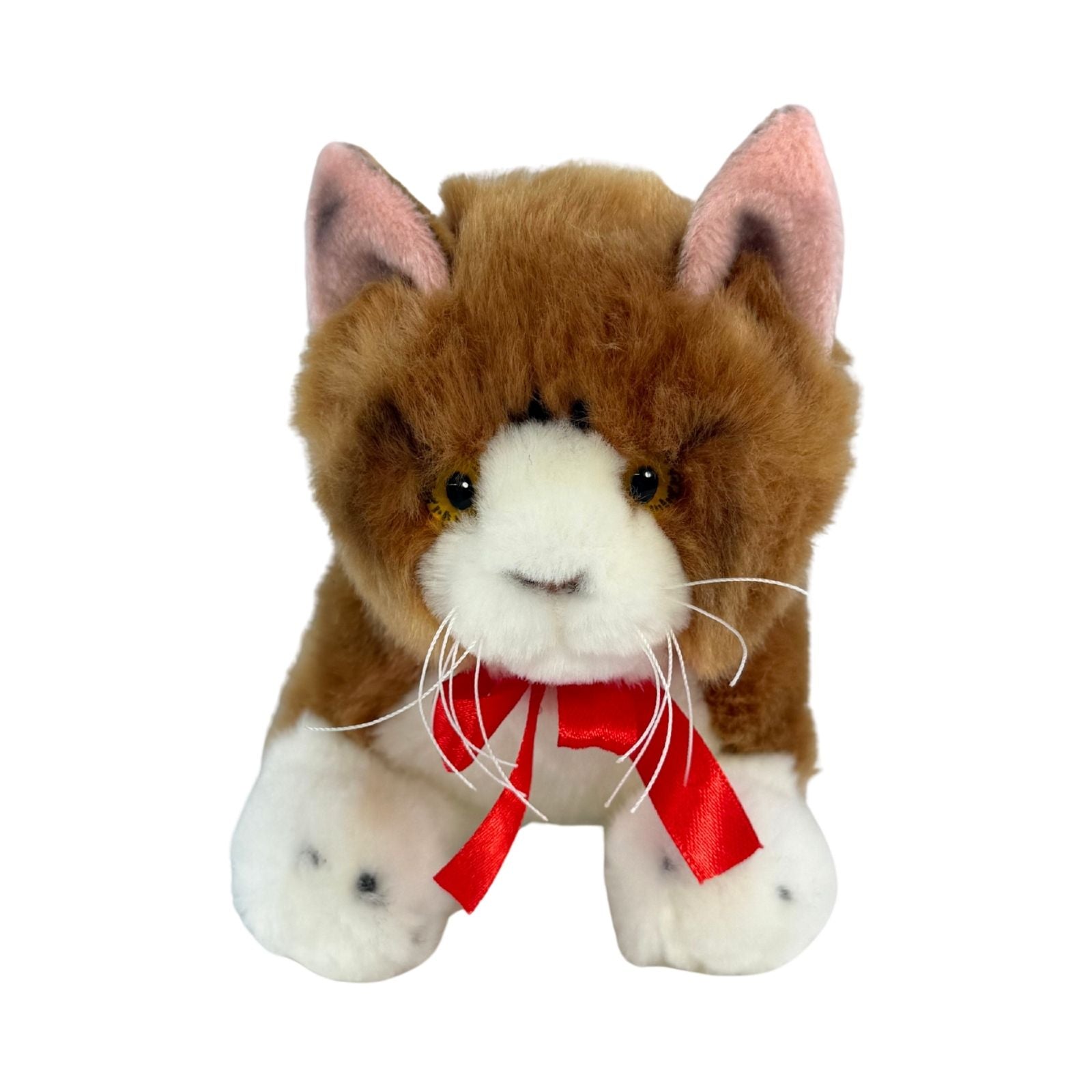 Front view of Kitten Tabby plush toy
