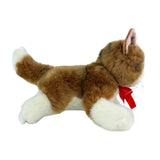 Side view of Kitten Tabby plush toy