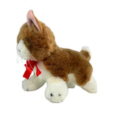 Side view of Kitten Tabby plush toy
