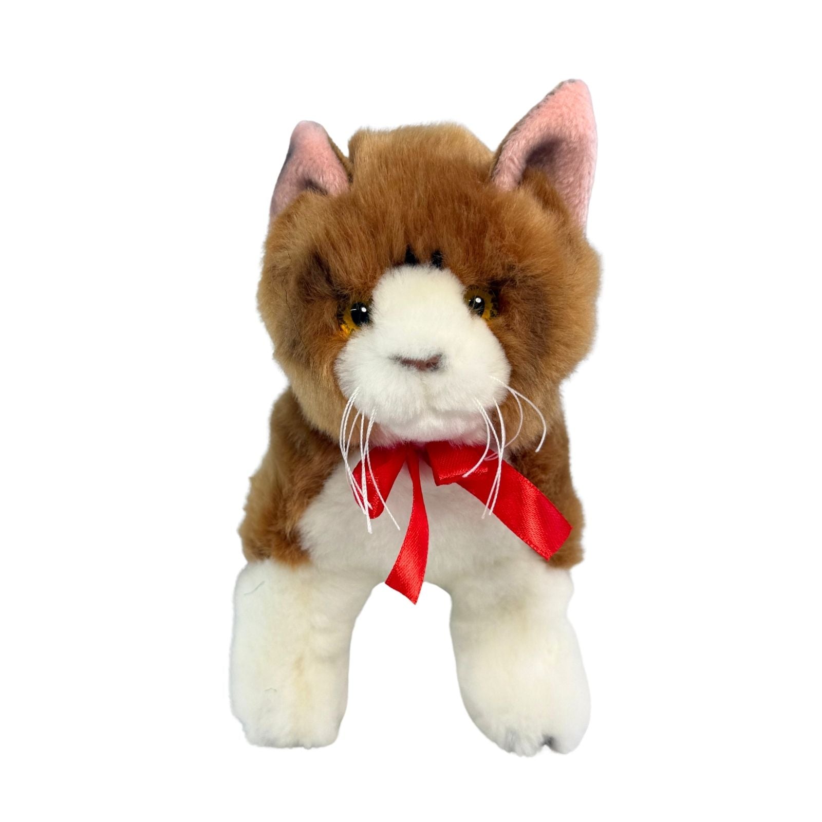 Front view of Kitten Tabby plush toy