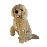 Sitting Golden Retriever plush dog toy