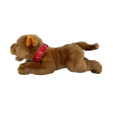 Lying Gravy brown Staffy plush toy