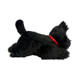 Lying Haggis Scottish Terrier plush side view