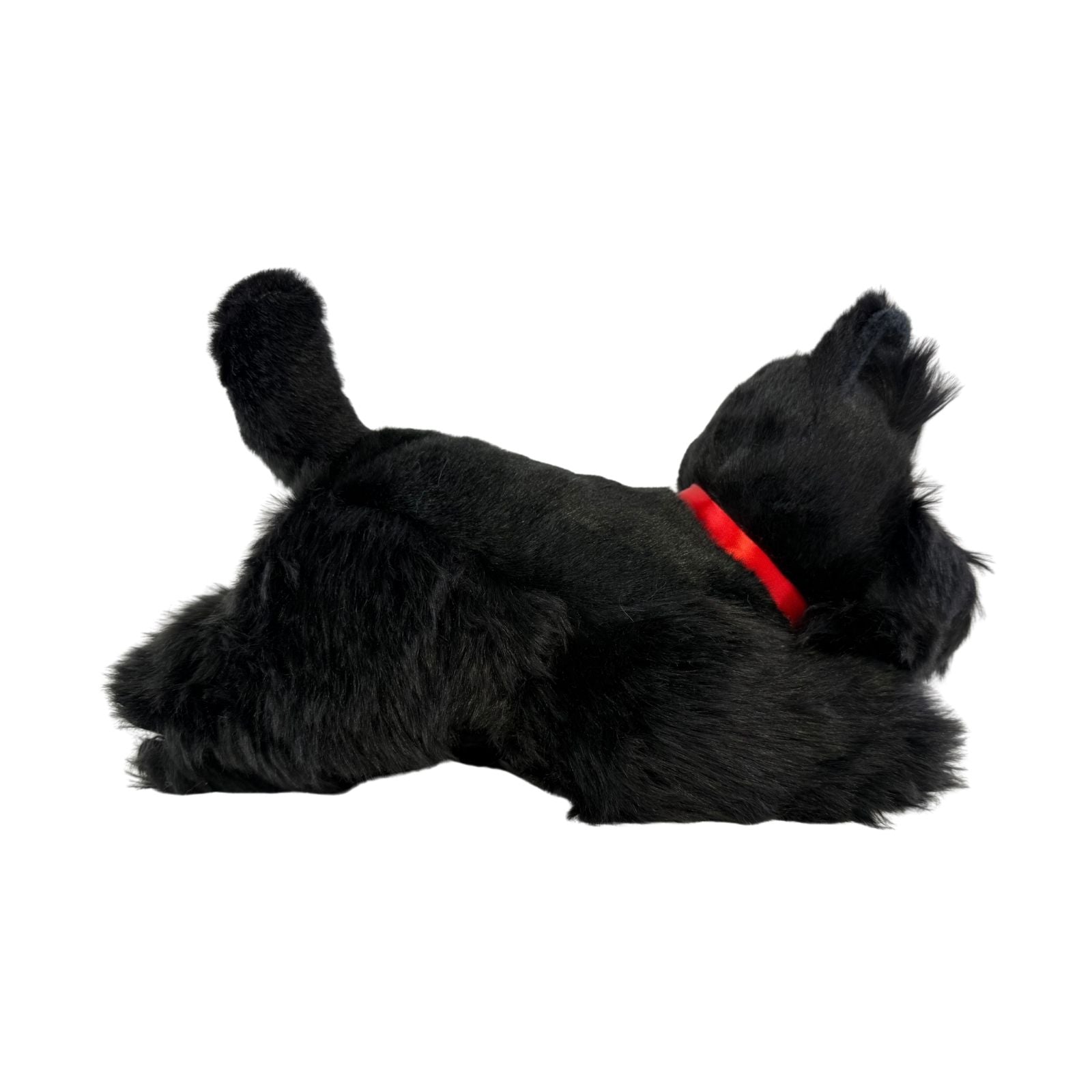 Lying Haggis Scottish Terrier plush side view