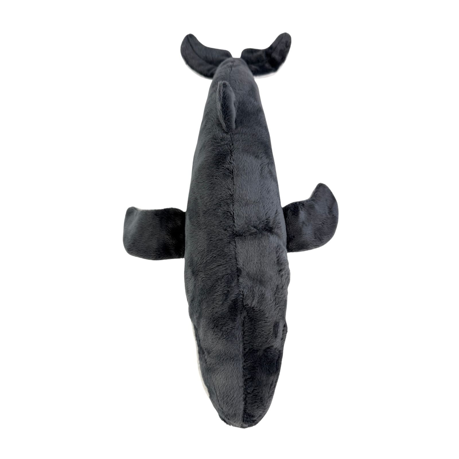 Humphrey humpback whale plush top view