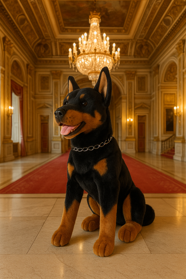 Jake - Kelpie - 38cm sitting, black and tan