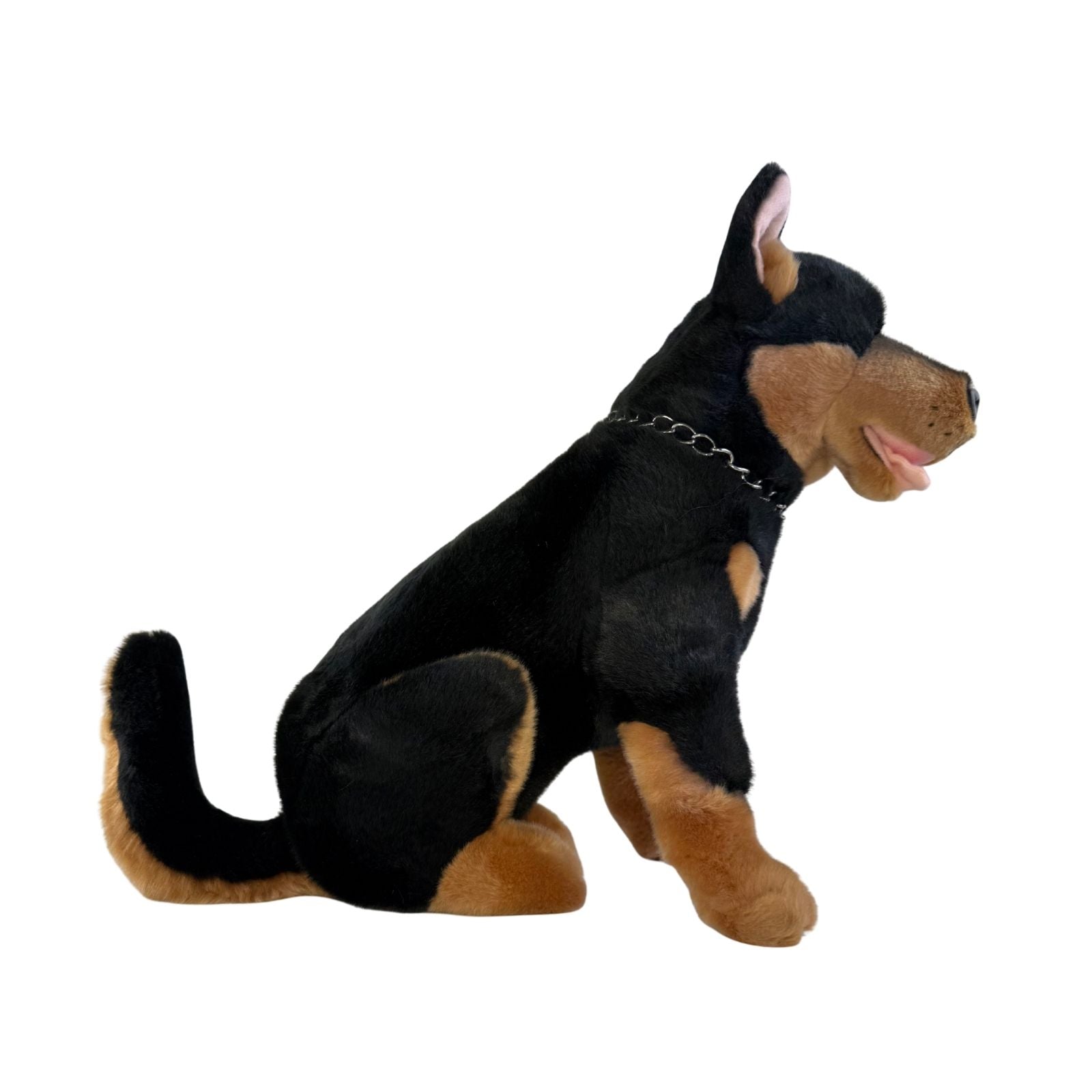 Jake Kelpie plush toy sitting side view