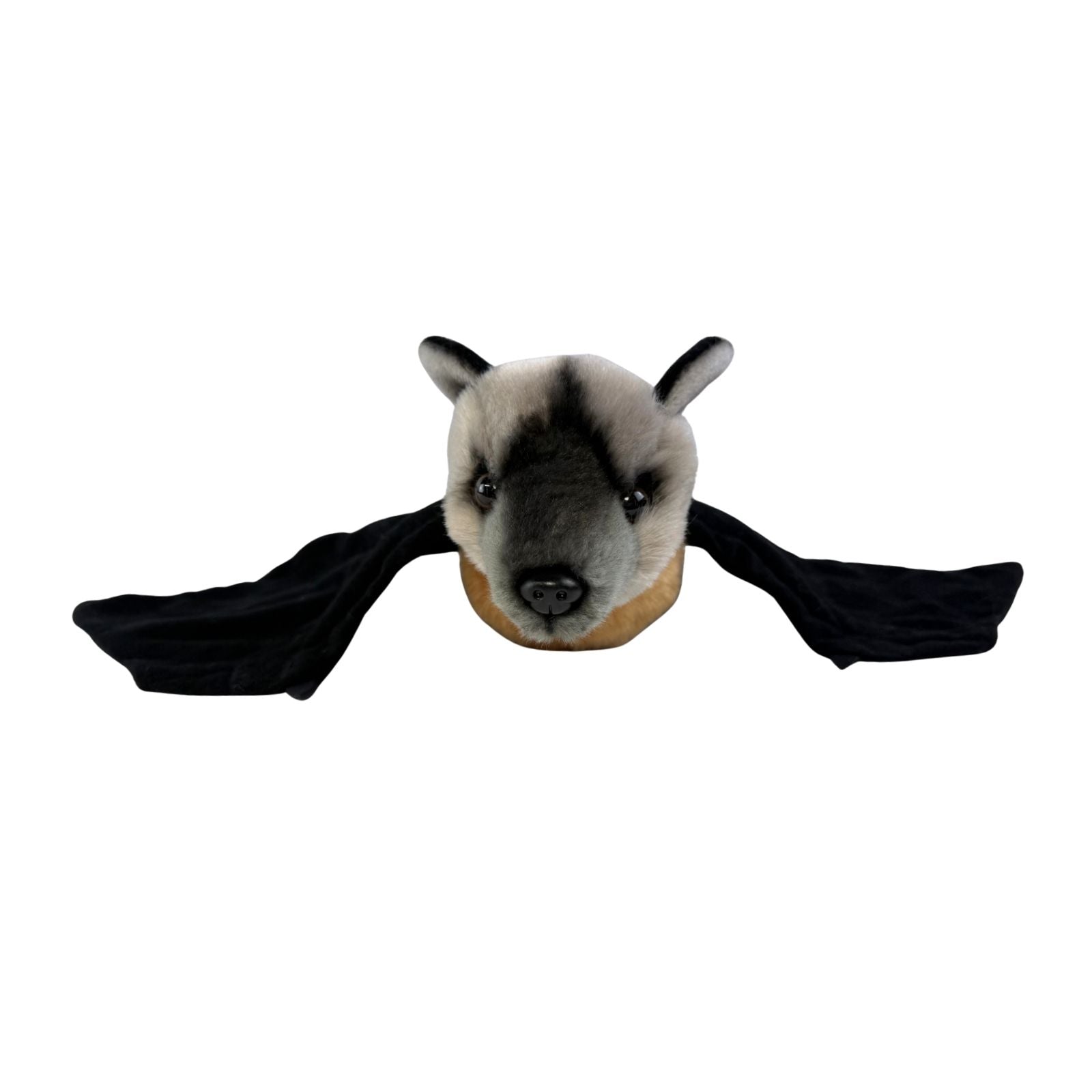 Plush toy resembling a Fruit Bat on a white background