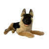 Kaiser German Shepherd plush toy lying