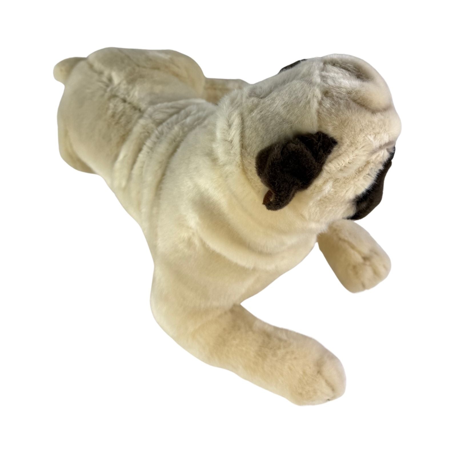 Kaos plush toy lying top view