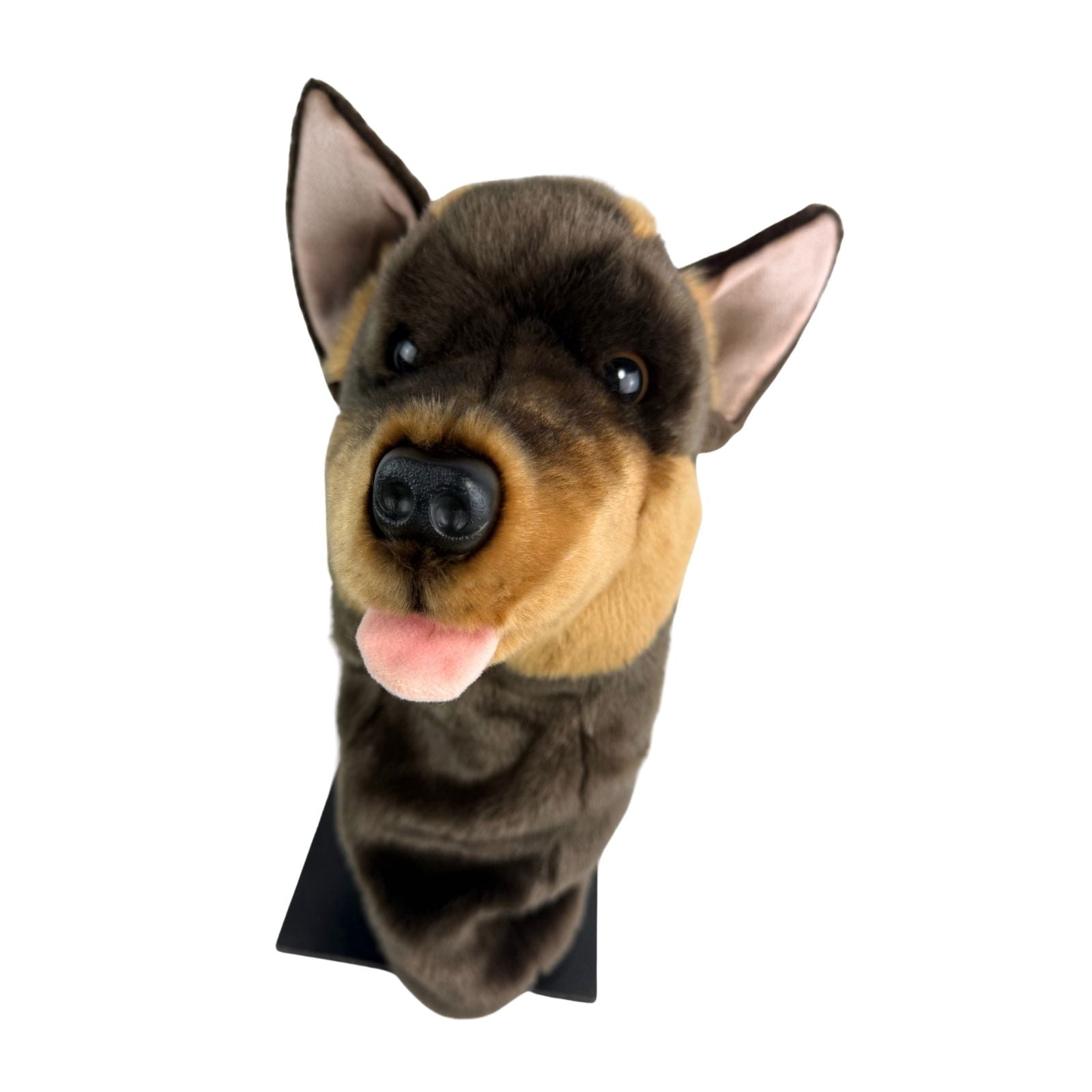 Brown Kelpie golf cover plush accessory