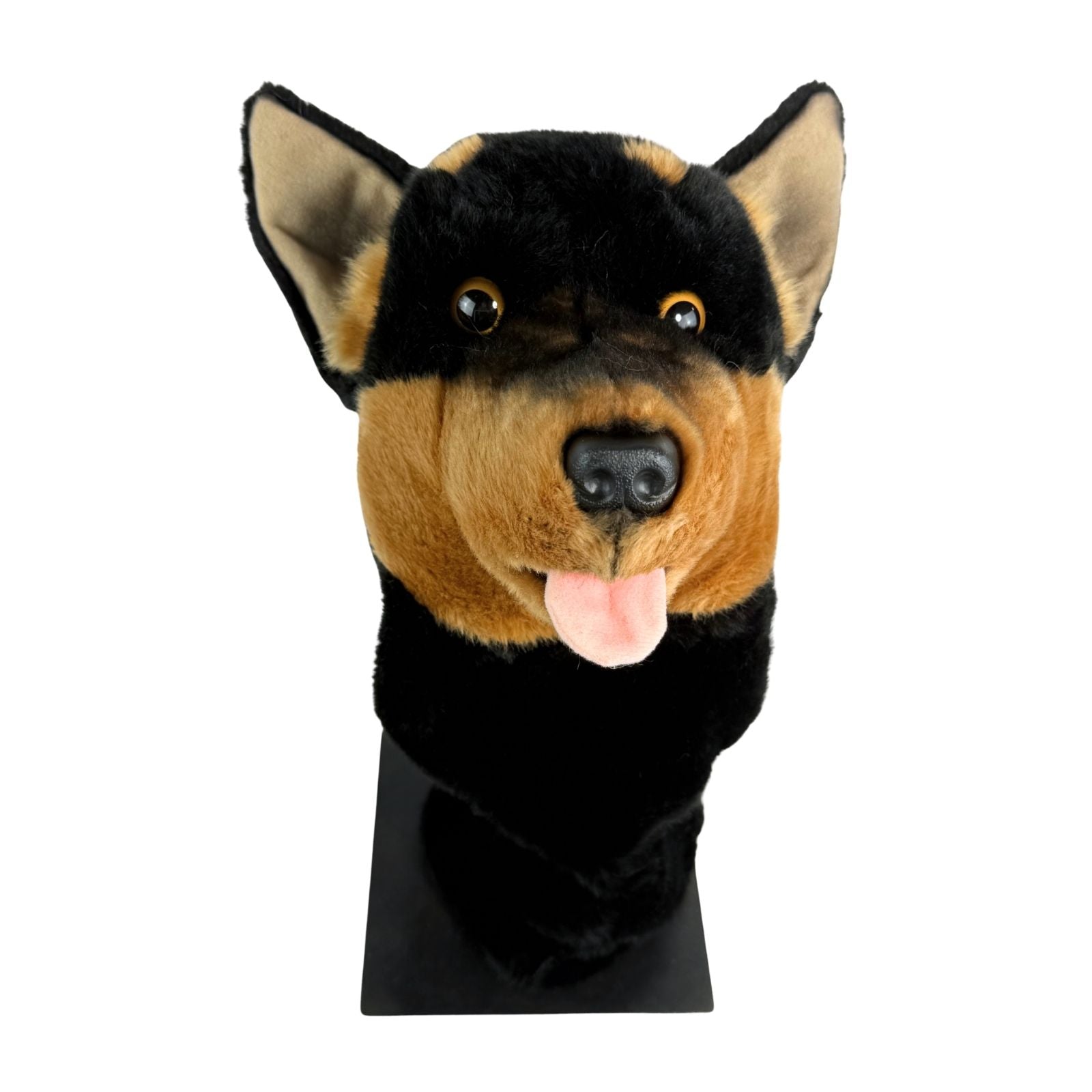 Kelpie golf cover plush front view
