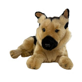 King German Shepherd plush lying front view