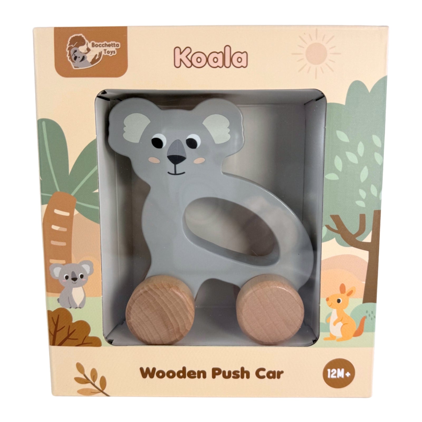 Koala Wooden Push Car