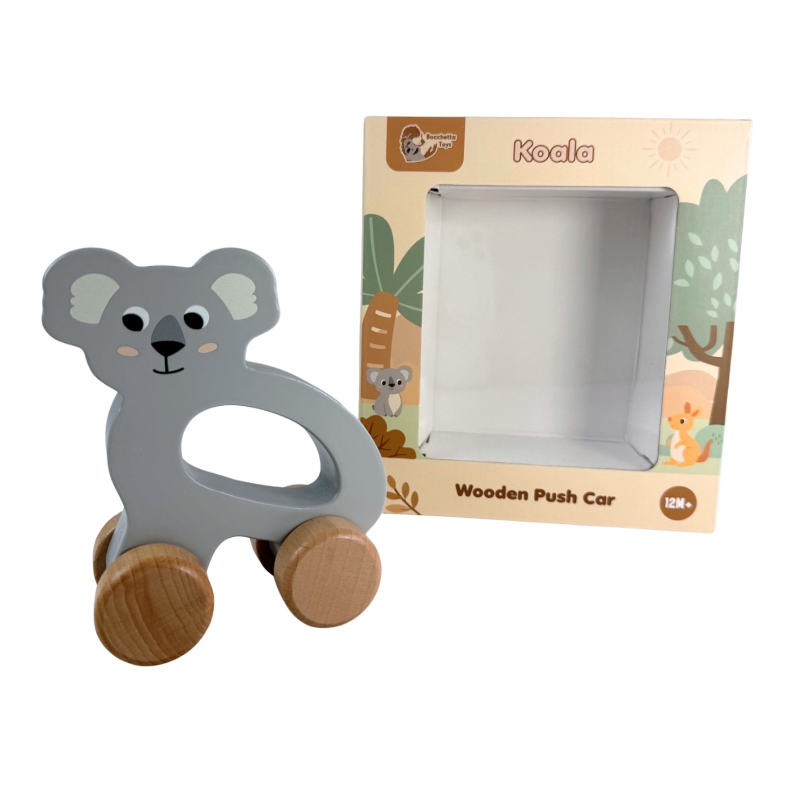 Koala Wooden Push Car